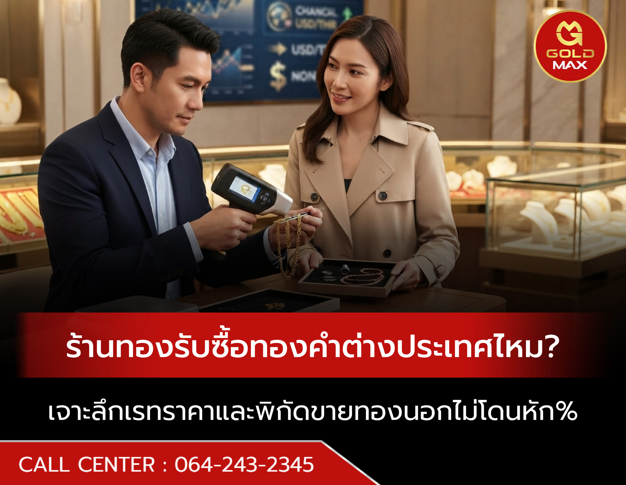 ร้านทองรับซื้อทองคำต่างประเทศไหม? เจาะลึกเรทราคาและพิกัดขายทองนอกไม่โดนหัก%